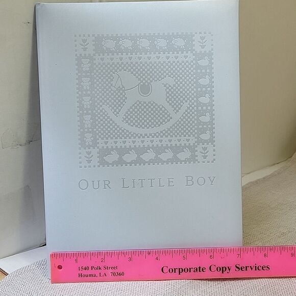 Hallmark Baby Boy Memory Book Craft Paper And Stickers - Picture 5 of 16